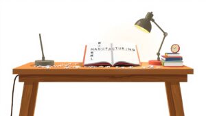 Een rommelig bureau met puzzelstukjes en een open kruiswoordpuzzelboek.