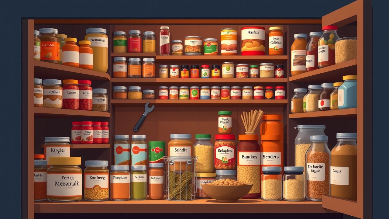 Organiseer je keuken: Complete voorraadkast lijst